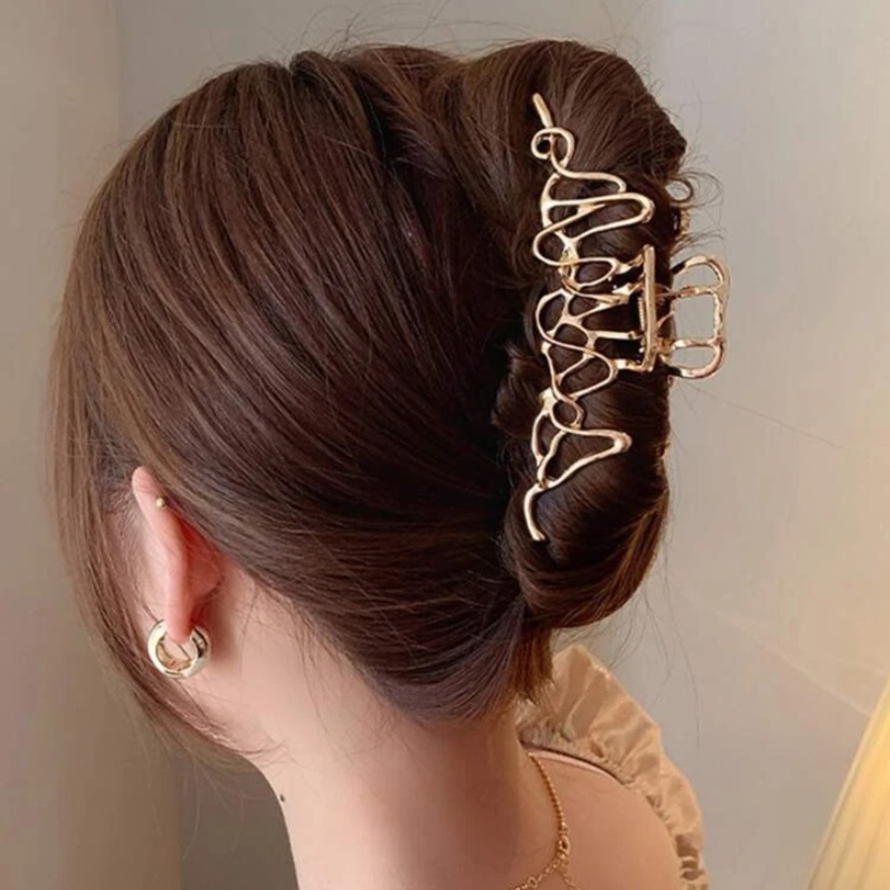 SMALL CLAW CLIP hair clip small gold color cute fairy